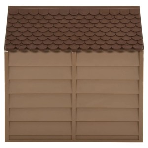 vidaXL Hundehütte Braun 71x71,5x68 cm PP 316180