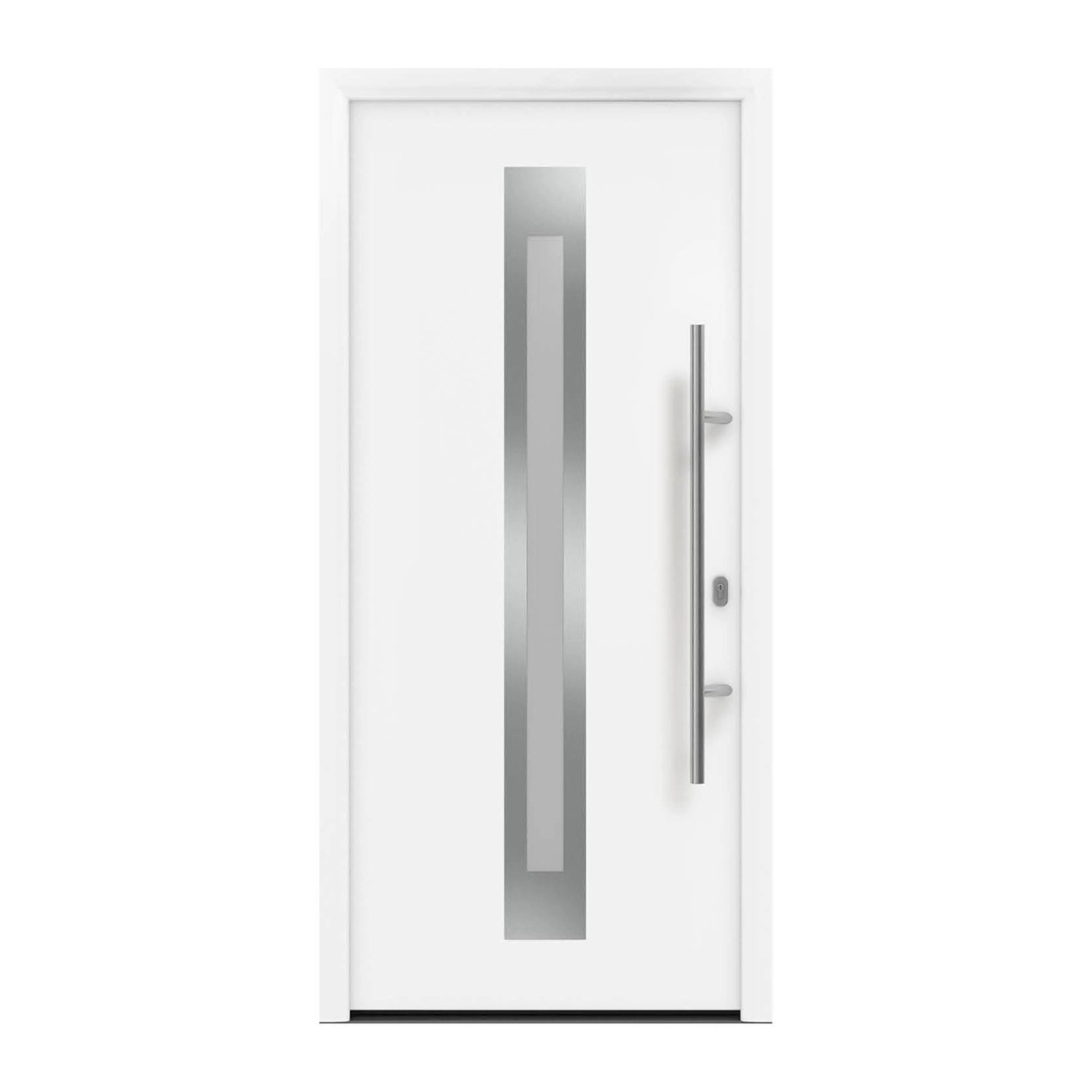 EcoStar Haustür Isopro IP 770S Verkehrsweiß 110 cm x 210 cm DIN R günstig online kaufen