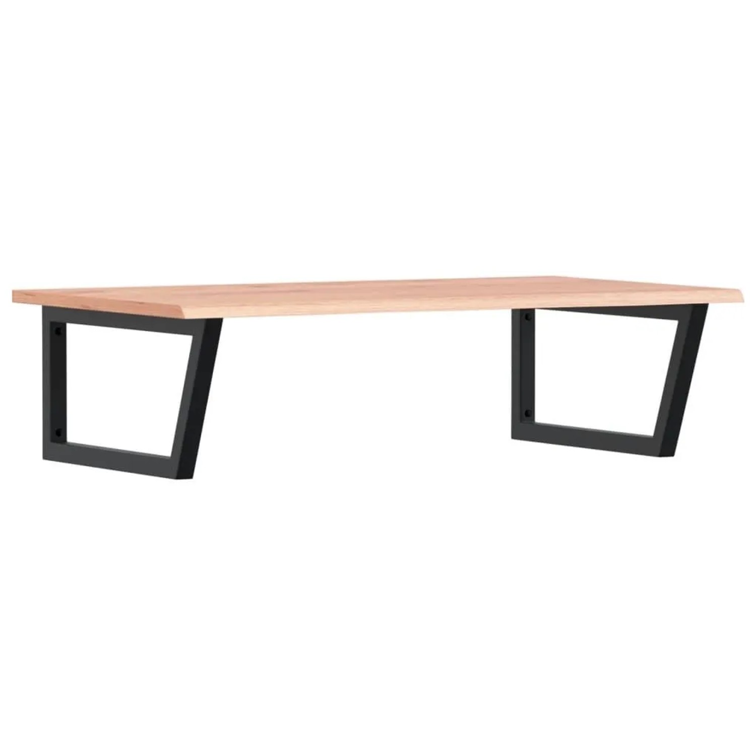 vidaXL Waschtischplatte mit Halterung Stahl und Massivholz Eiche 3302651 günstig online kaufen