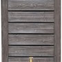 Arves Regentonne Norway, 230 l, dunkelbraun mit Messinghahn. Holzoptik für Garten.