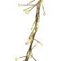 Lex Tropfen Lichterkette mit 400 warmweißen LEDs und silbernem Kabel. Ideal für Weihnachtsbeleuchtung innen.