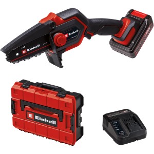 Einhell Akku-Kettensäge GE-PS 18/15 Li BL Kit mit Akku, Ladegerät und E-Case