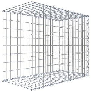 Gabiona Anbaukorb, 80x100x50cm, Maschenweite 5x10cm, aus verzinktem Drahtgitter. Ideal zur Erweiterung.