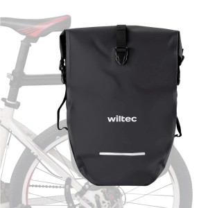 Wiltec Gepäckträgertasche 25L Fahrradtasche Gepäckträger Gepäcktasche Packtasche
