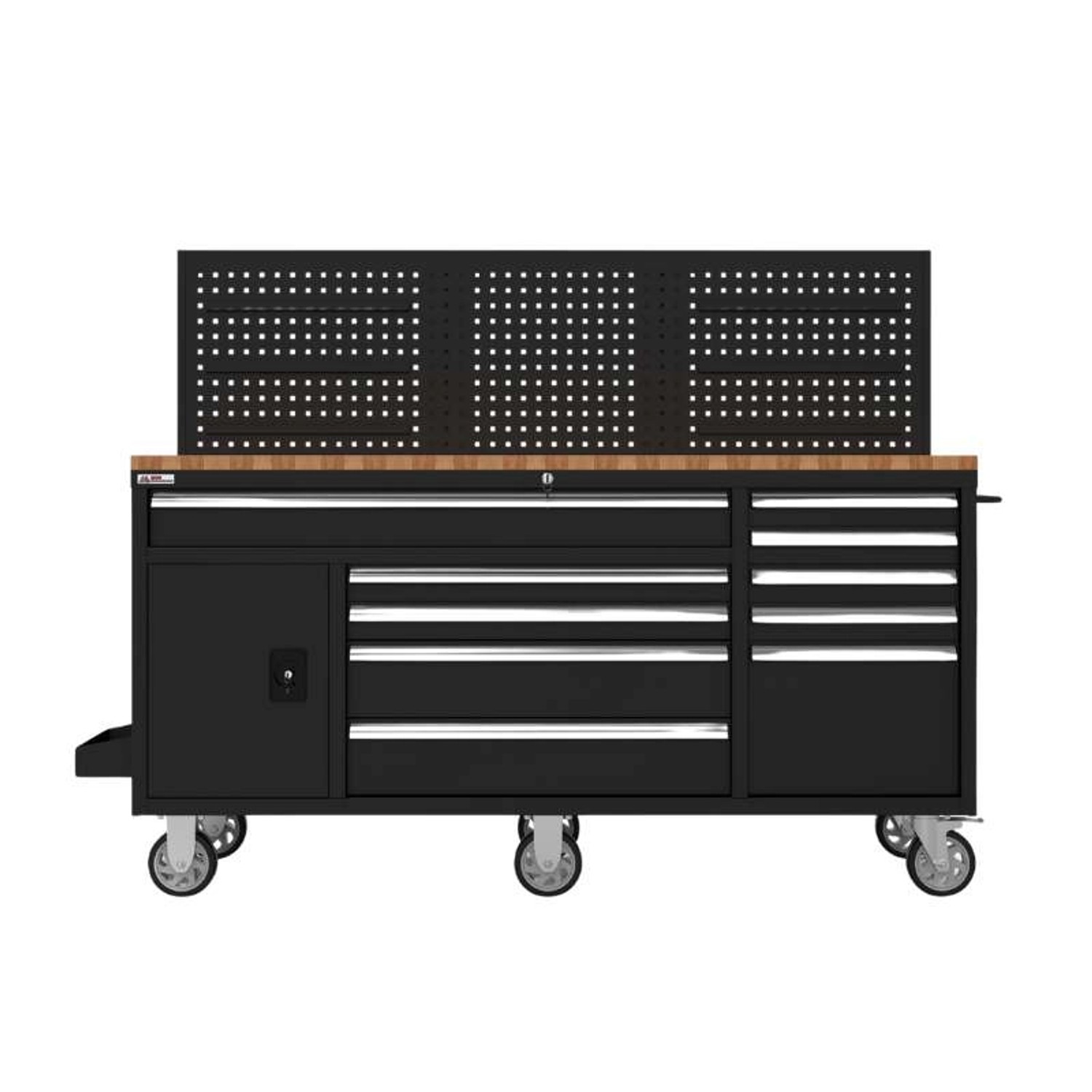 Galaflor Mobile Werkbank mit Lochwand und Arbeitsplatte 158 cm günstig online kaufen