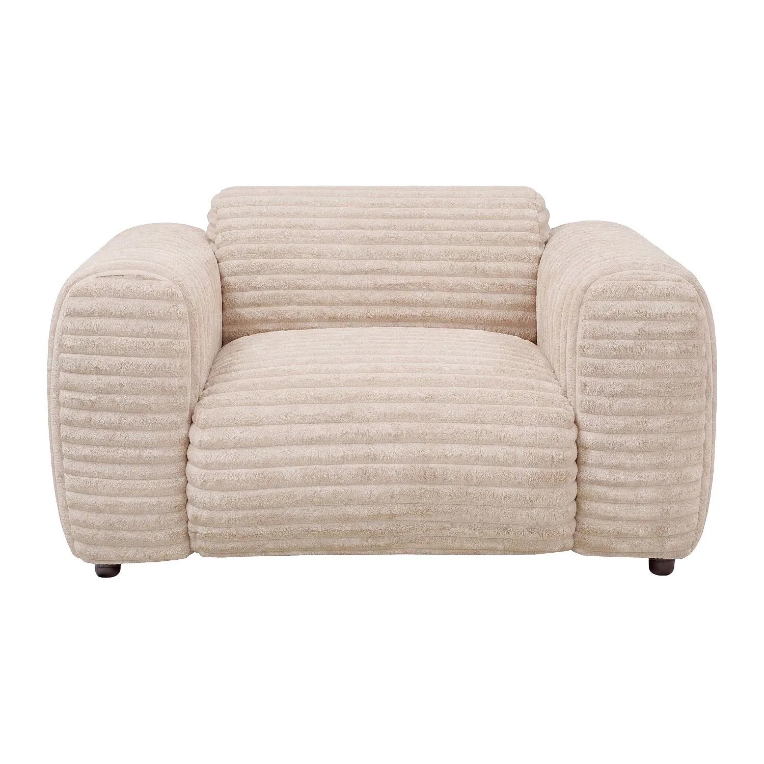 Vente-unique Sessel Mit Gerader Rückenlehne Pogni Beige 130 cm