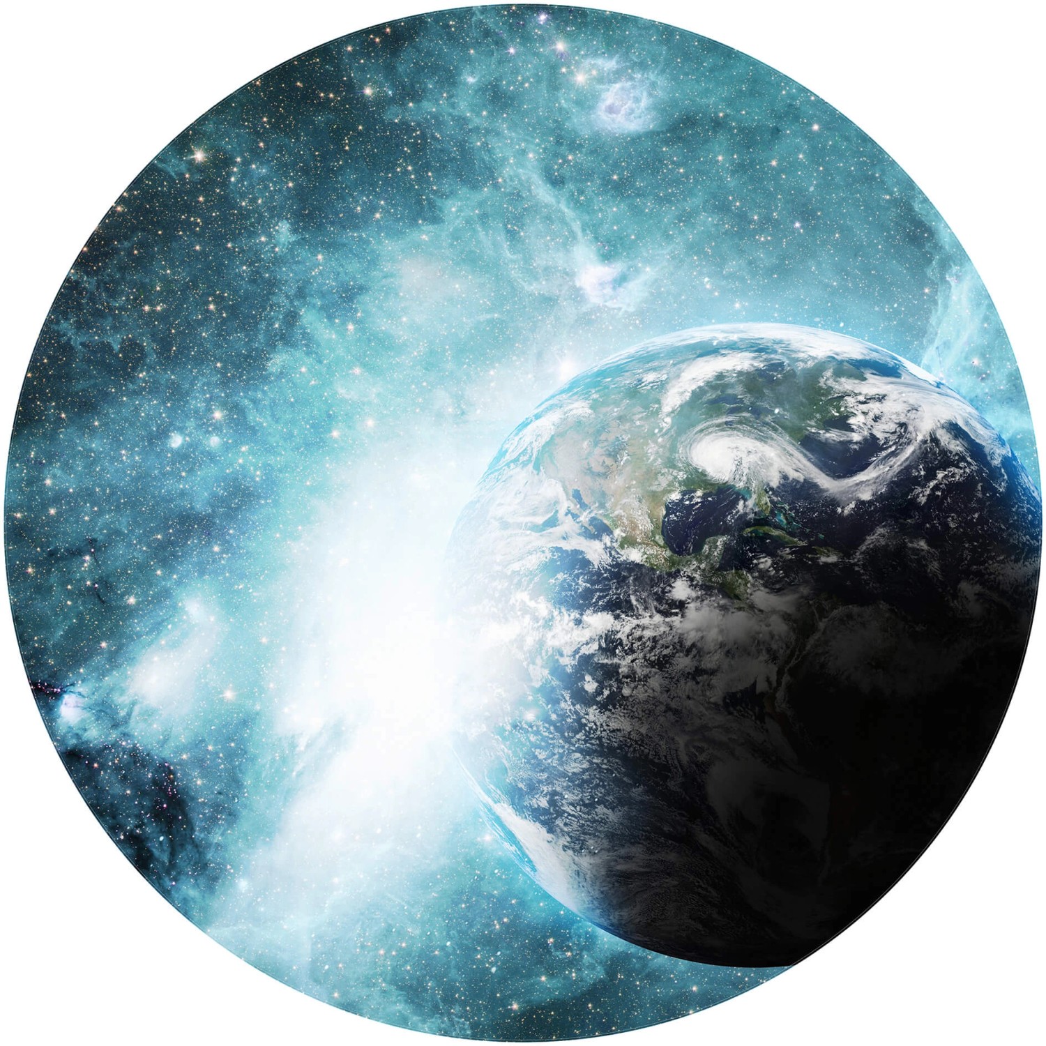 Erfurt Fototapete Vlies Planet Erde Galaxie Ø 188 cm