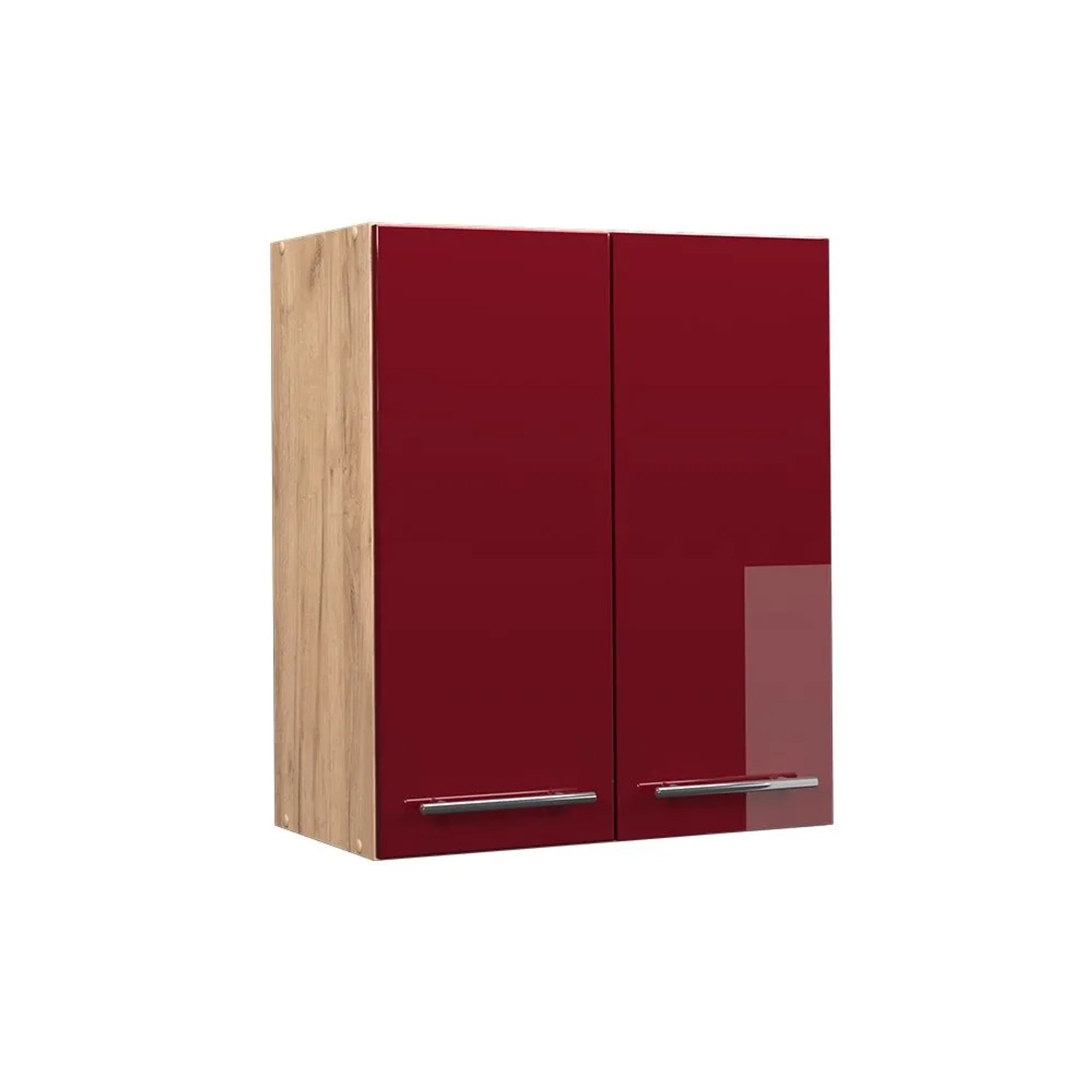 Vicco Hängeschrank Fame-Line Bordeaux Hochglanz Goldkraft Eiche 60 cm