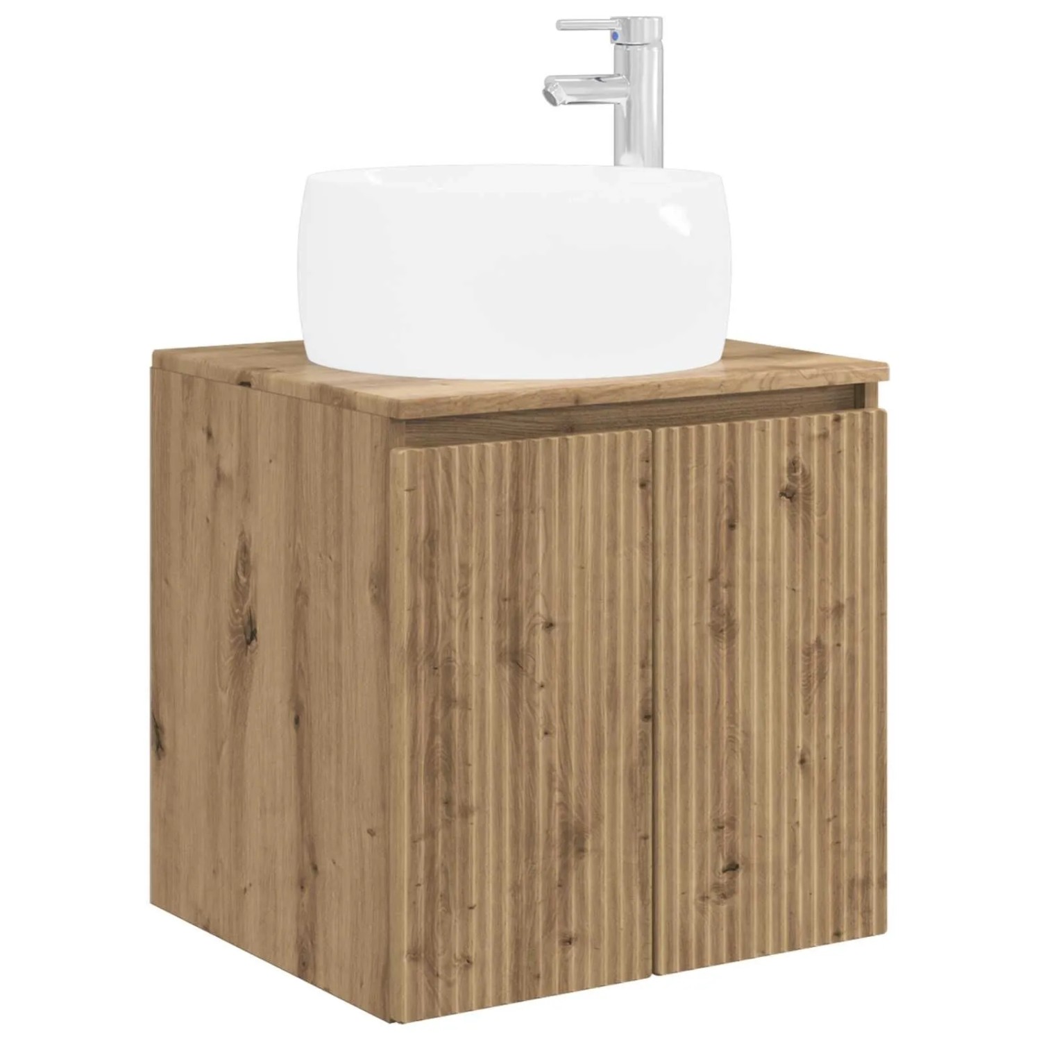 vidaXL Wandmontierte Waschtisch Artisan-Eiche 49,5 x 44,5 x 66 cm 890461