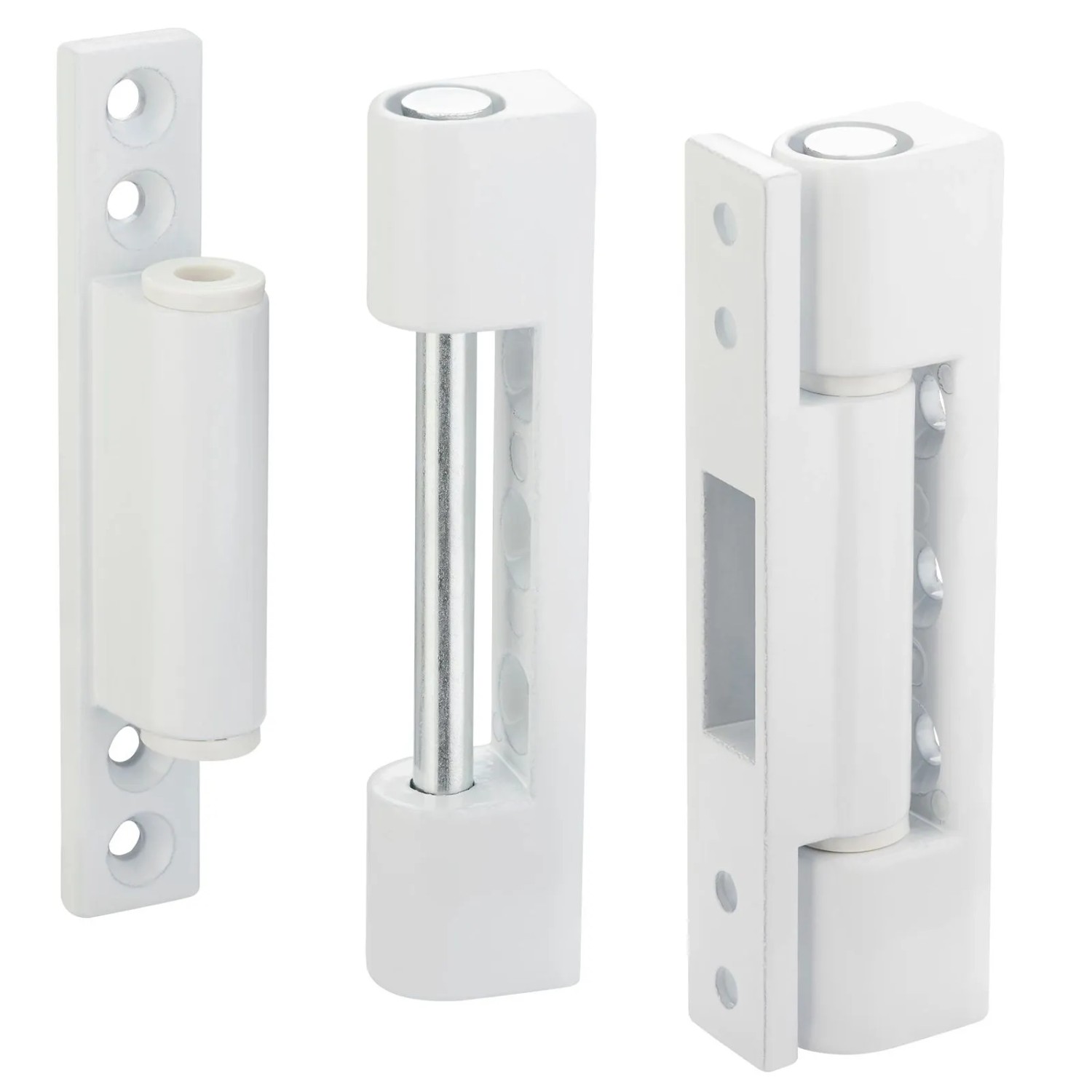 SOTECH 2 Stück Fensterbänder 95 mm Aluminium Weiß