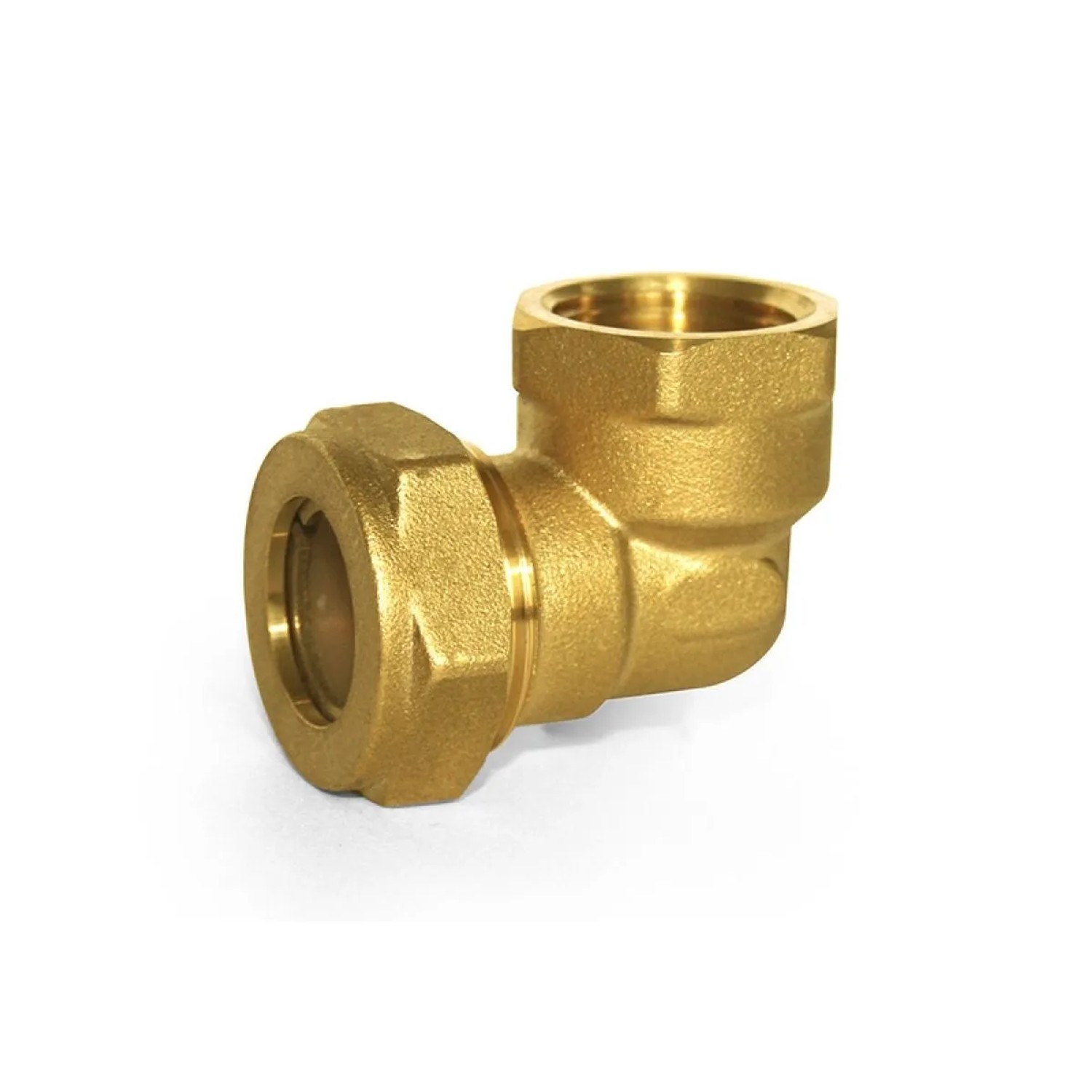 Stahlmann Winkelverschraubung 90° 25 x 1 Innengewinde F für Wasser EasyFix Messing
