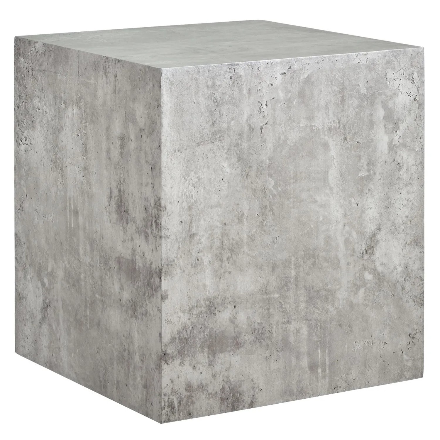 Tectake Couchtisch Lasley Minimalistisches Design Robustes Mdf In Betonoptik 45 x 45 x 50 cm 45 x 45 x 50 cm Beton Optik