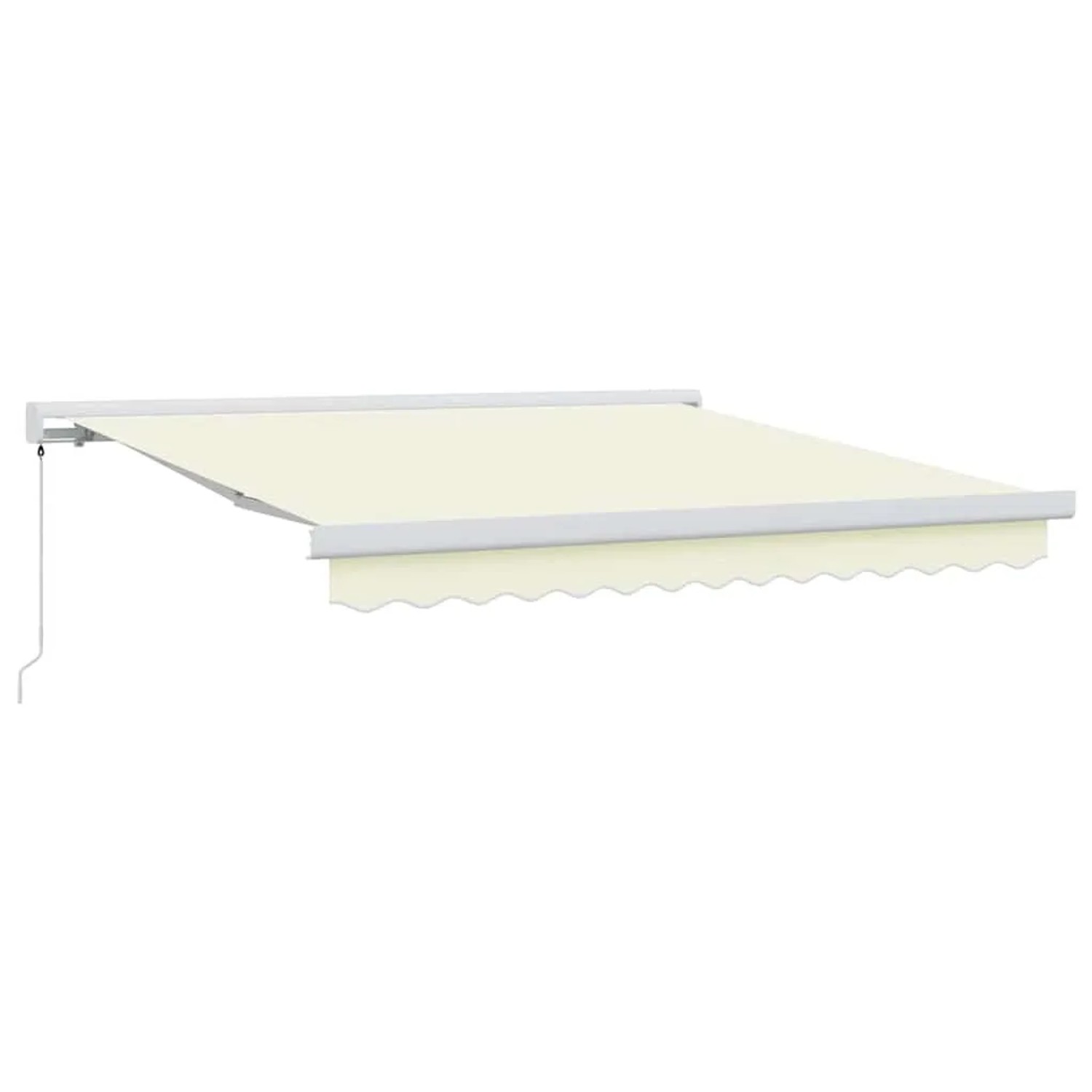 vidaXL Einziehbare Markise Creme 300 x 250 cm Stoff und Metall 3329915 günstig online kaufen