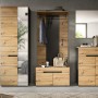 Inn.Furn Garderoben-Set 5-teilig in Eiche und Grau 255 cm Cooper_6
