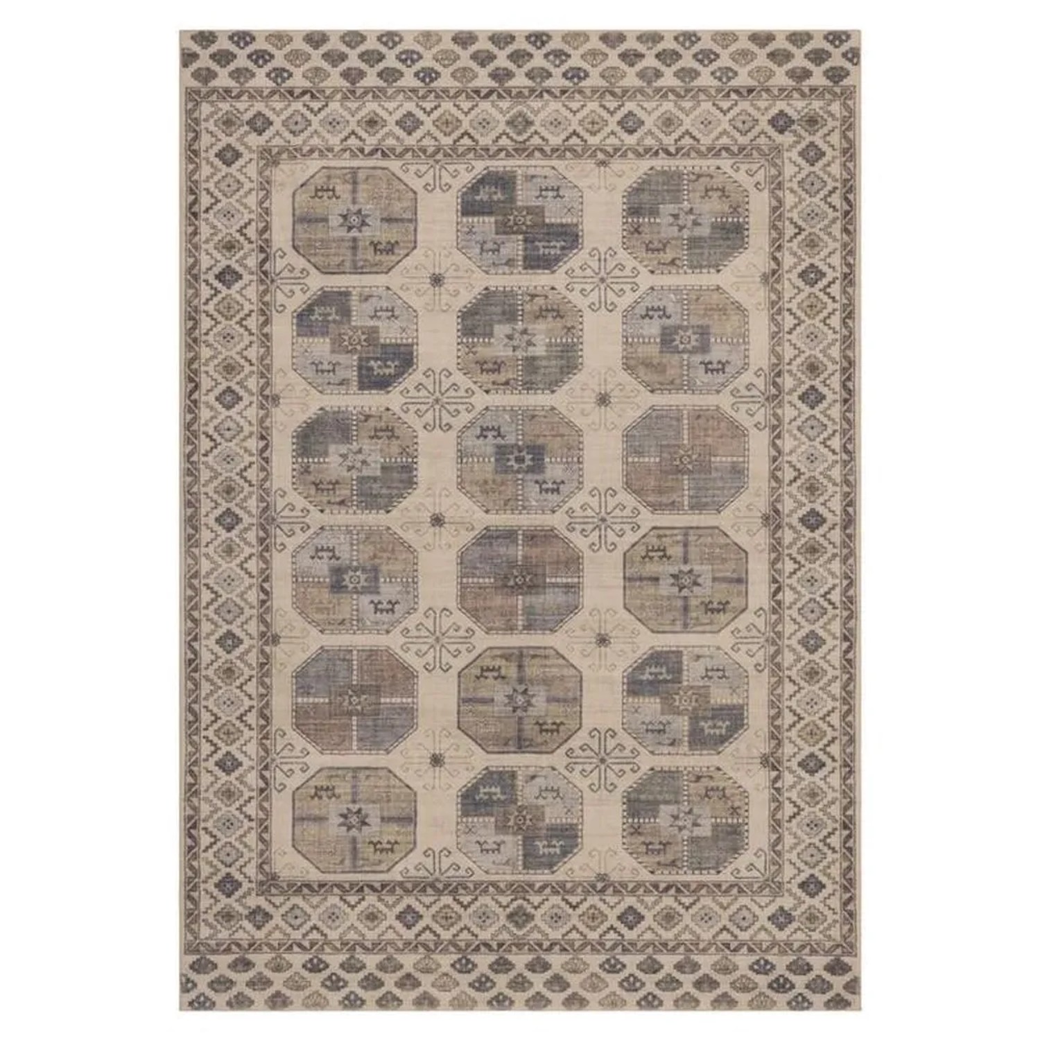 Vercai Rugs Teppich Mastic Orient Beige Grau 160 x 230 cm