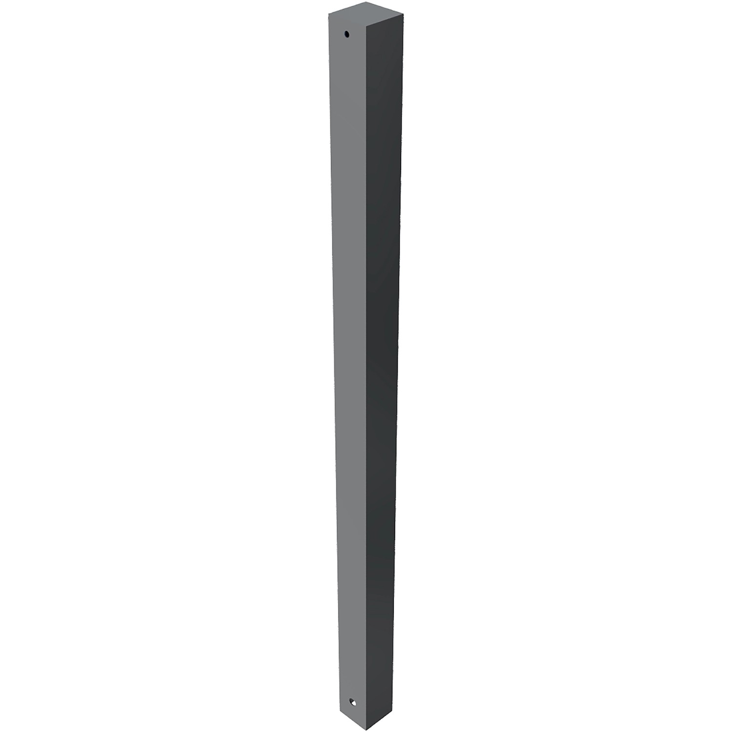 Schake Stilpoller Stahlrohr Einbetonieren 70 mm x 70 mm Eisengrau