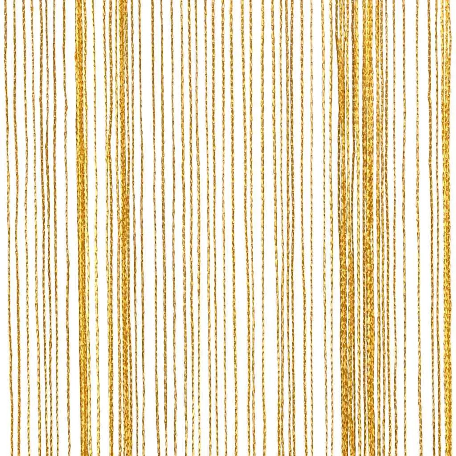 vidaXL Fadenvorhänge 2 Stk Golden 100x250 cm 4102035_8