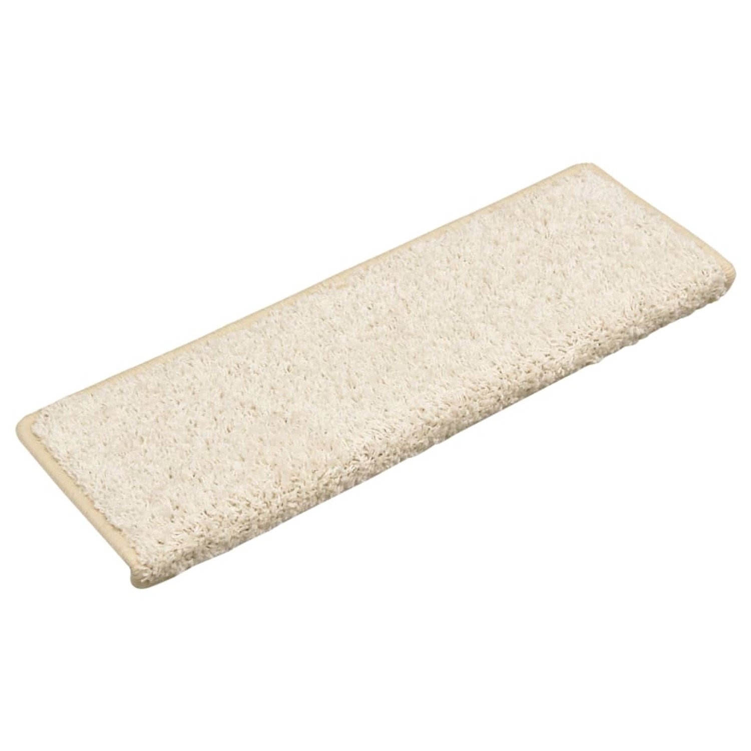 vidaXL Stufenmatten 10 Stk 65x21x4 cm Weiß Rechteckiger Rand 149827 günstig online kaufen