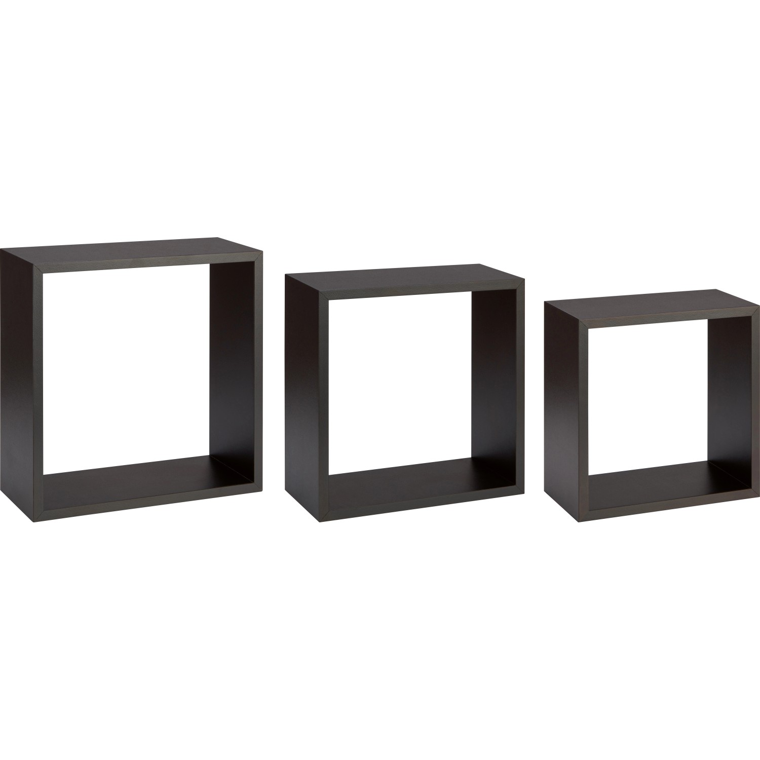 Kubus-Set Meddon 3-teilig Mattschwarz
