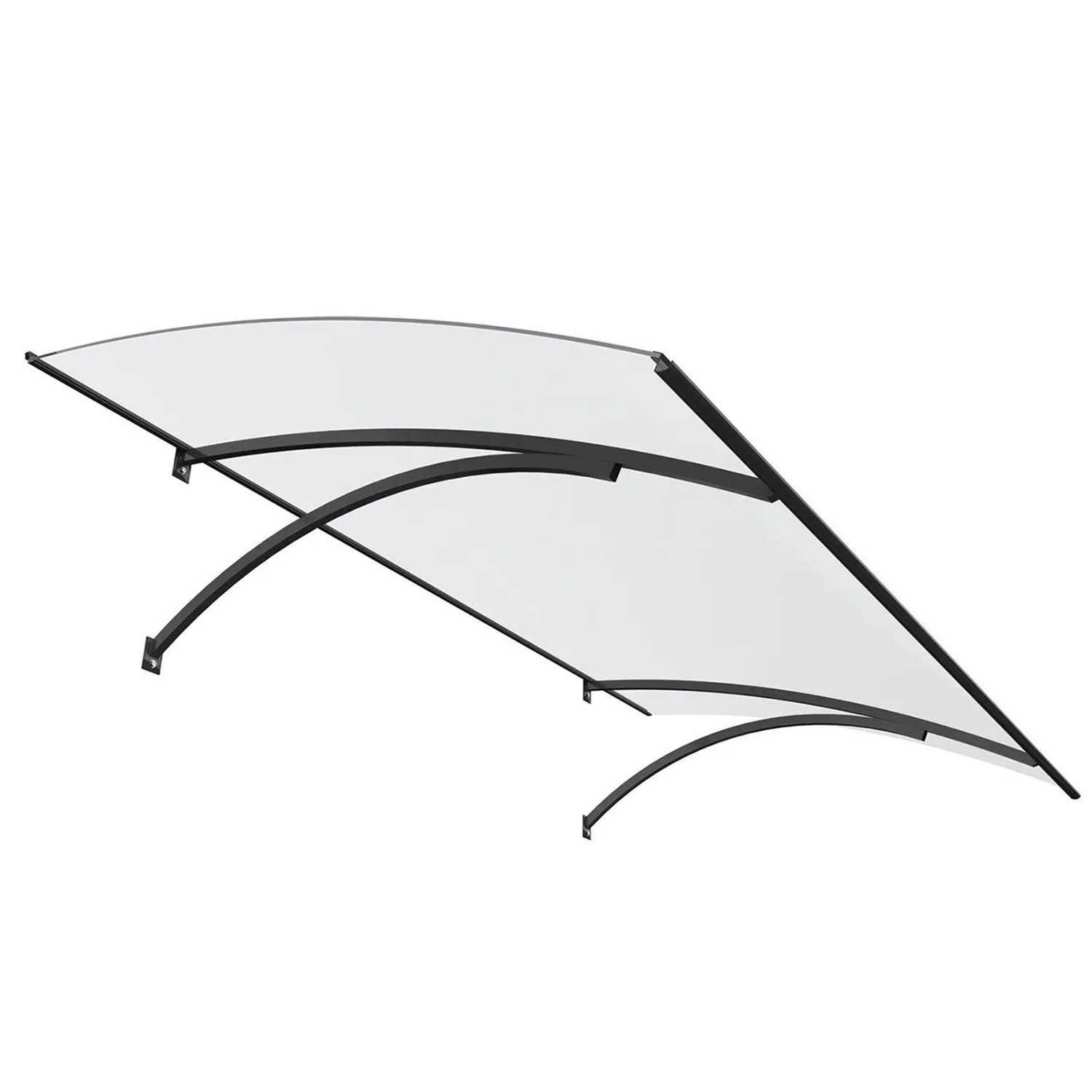 Roro Vordach V154 Anthrazit 160 cm x 85 cm x 25 cm