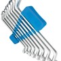LUX Ringschlüssel-Satz, 8-teilig (6-22 mm) im Halter.