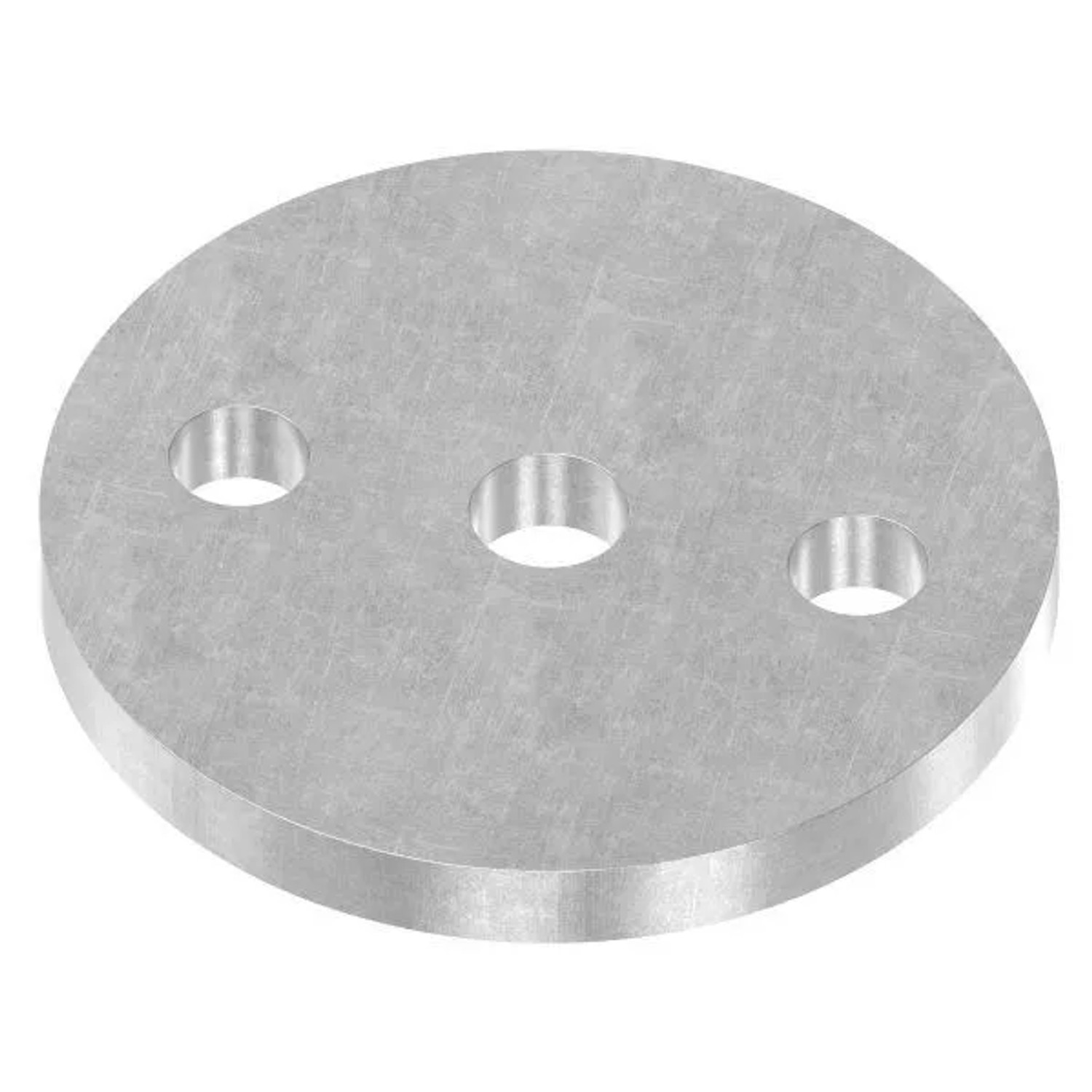 FeNau Ankerplatte 80x8 mm 3 Bohrungen Stahl Roh