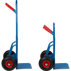 Toolland Sackkarre, klappbar, mit rotem Sicherheitshandgriff, Traglast 150 kg.