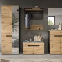 Inn.Furn Garderobe Set 6-teilig Eiche Grau 255 cm mit Soft-Close Cooper_6