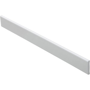 Weiße Wandleiste, 25x4,5 mm, Nutzlänge 217,5 cm, für Fenster-Zubehör.