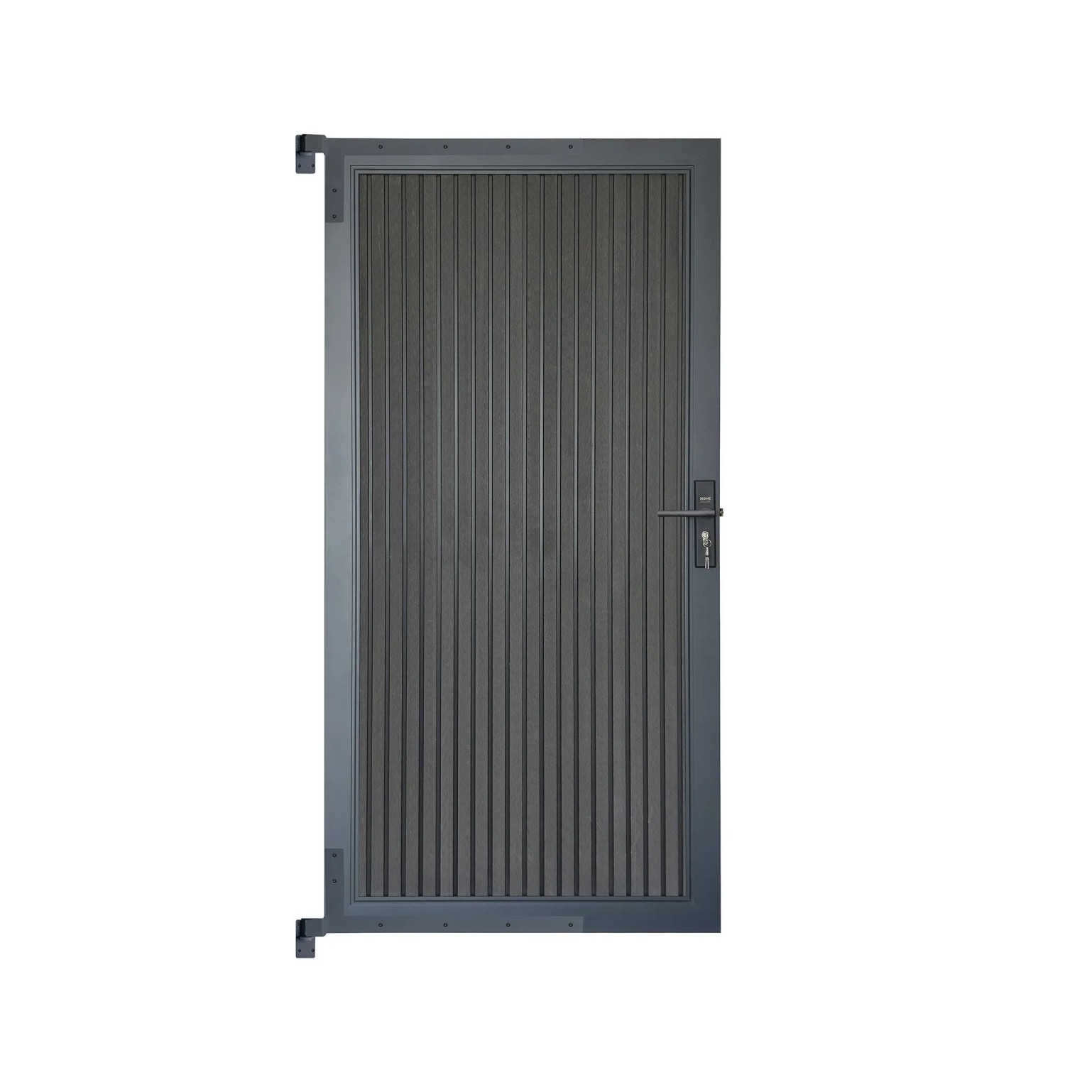 Home Deluxe WPC-Gartentor Callator Premium Vertikal 80 cm x 180 cm Anthrazit