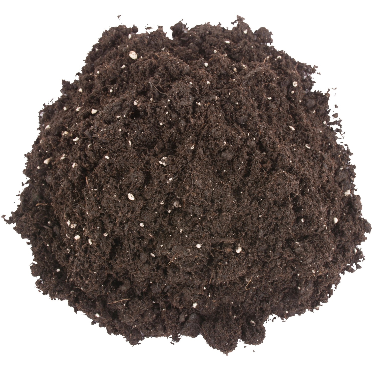 Nahaufnahme von Compo Sana Compact Qualitäts-Blumenerde, Universalerde mit Perlite.