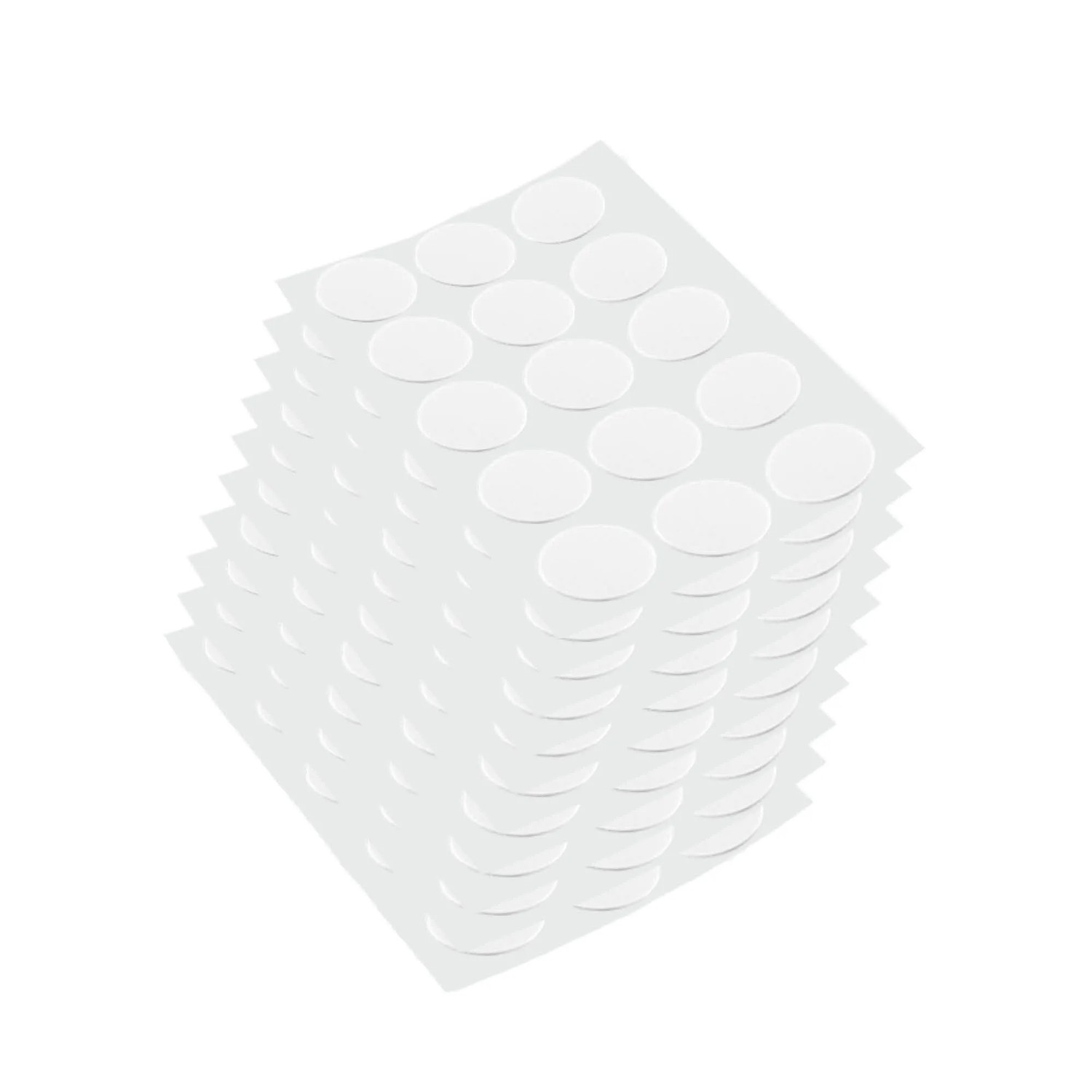 Emuca Satz von 900 Schraubkappen Selbstklebend Durchmesser 20 mm Kunststoff Weiss