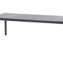 Rechteckiger Siena Garden Gartentisch Silva in Wood Grey, 100x220 cm, mit Aluminiumgestell und Keramik-Tischplatte.