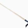 LUX Gartenhacke Doppelhacke mit Stiel (140cm) für Bodenbearbeitung und Unkrautentfernung.