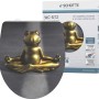 Schütte WC-Sitz Relaxing Frog mit Absenkautomatik und goldenem Frosch-Motiv.
