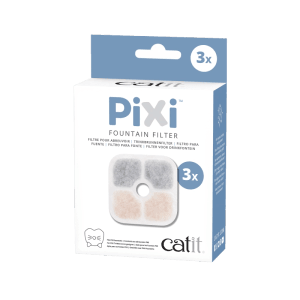 Catit Pixi Ersatzfilter 3er-Pack für Trinkbrunnen, reduziert Magnesium und Kalzium.