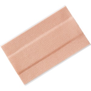 Hautfarbenes, zuschneidbares Pflasterset, 10x6 cm, für Erste Hilfe bei kleinen Wunden.