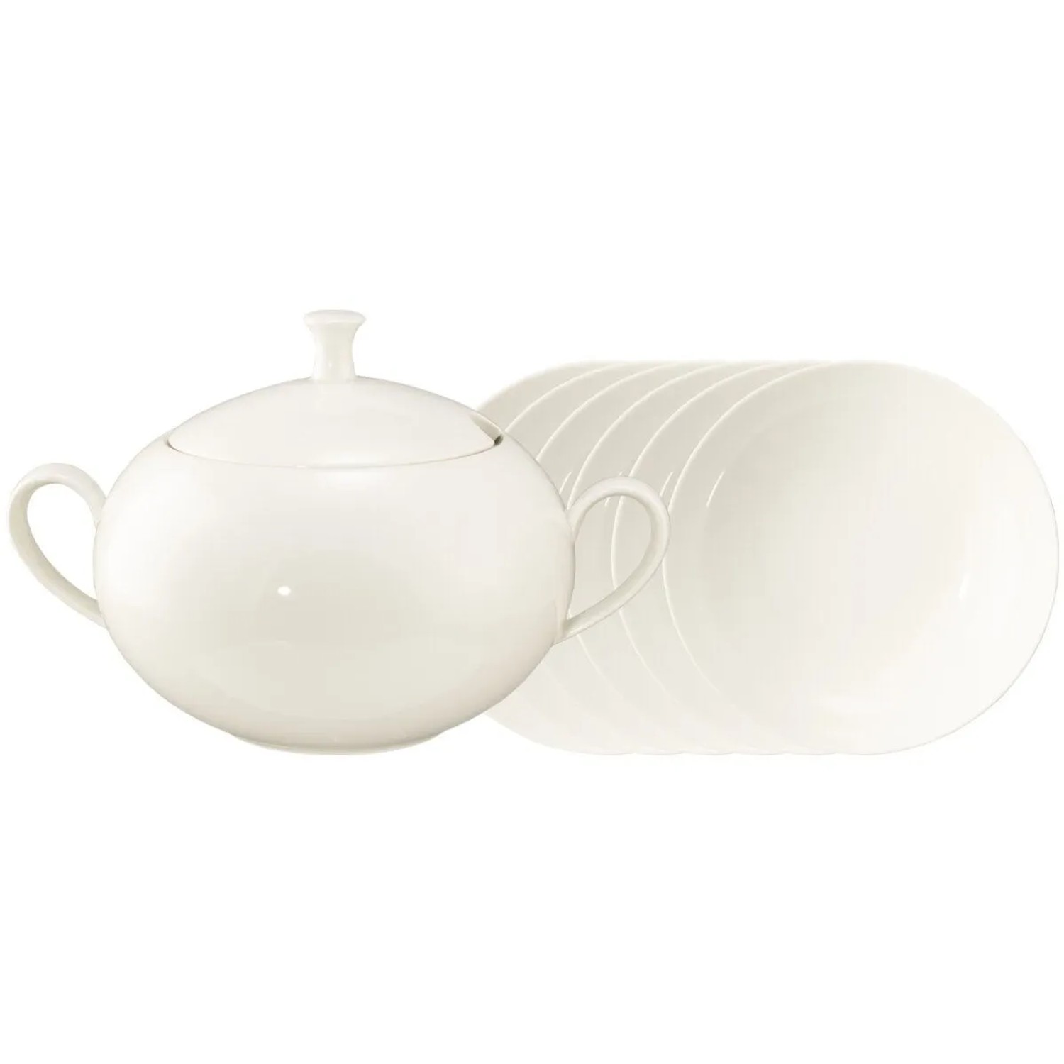 Seltmann Weiden Savona Suppen-Set 7-teilig Fine Diamond