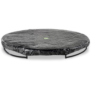 Schwarze EXIT Trampolin Abdeckplane für Trampoline mit 244 cm Durchmesser.