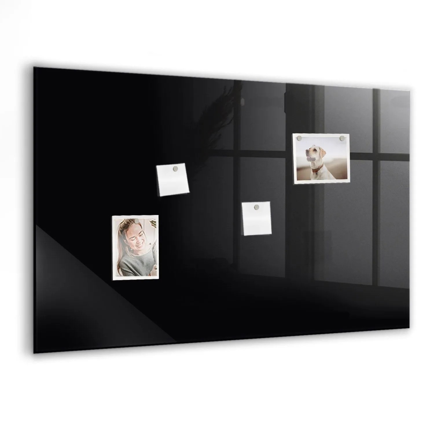 Tulup Magnettafel Beschreibbar Schwarze Farbe 90x60 cm Magnettafel Küche Gl günstig online kaufen
