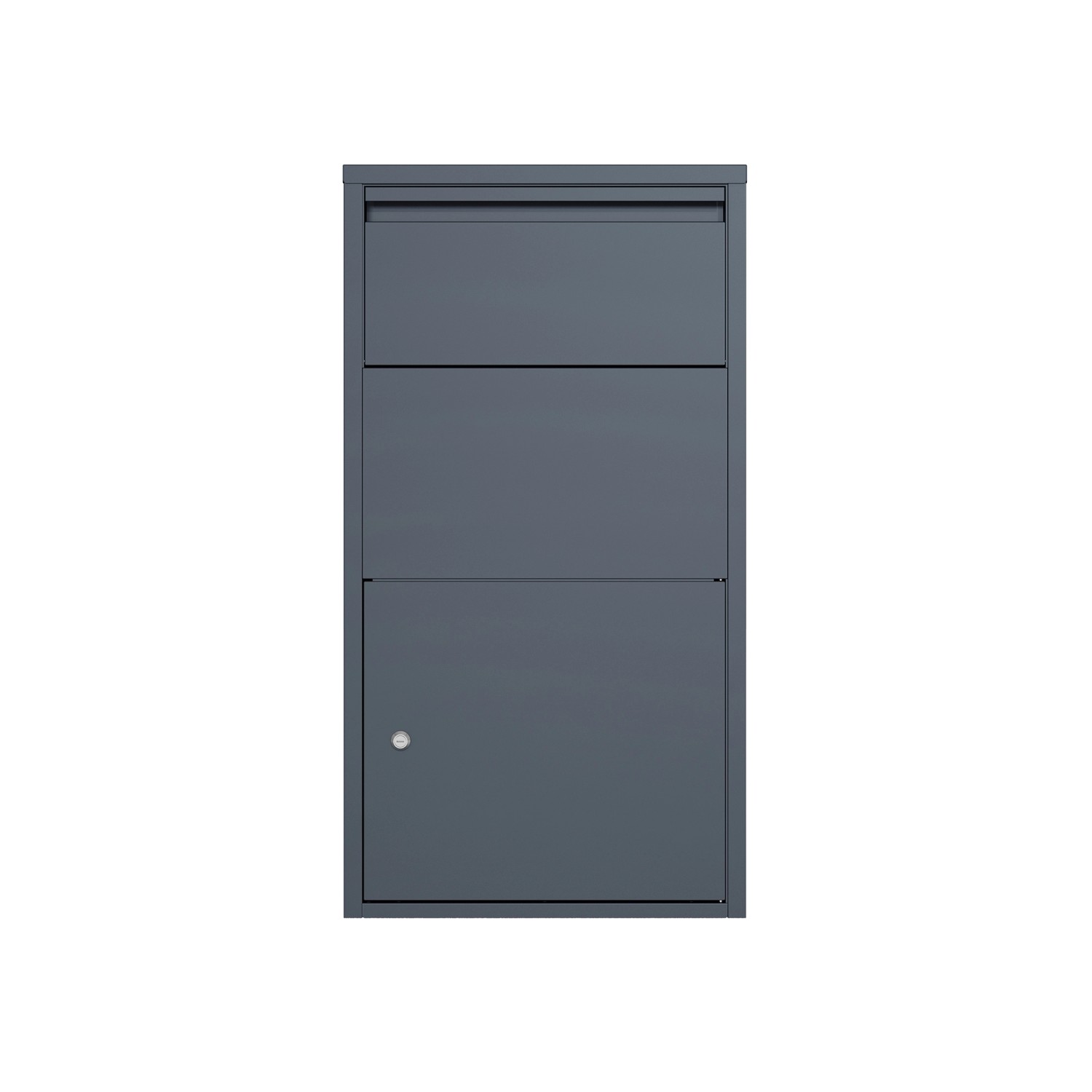 Thumbnail - Westmann Briefkasten Pollux mit Paketbox Freistehend 22 x 44 x 82 cm Anthrazit