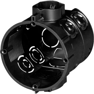 F-Tronic Schalterdose, 61x60mm, 25er Pack, für Unterputzmontage.