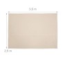 Beiges Relaxdays Sonnensegel aus Polyester, 2,5 x 3,5 m, für UV-Schutz auf Balkon und Terrasse.