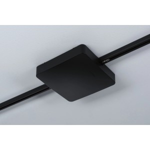 Schwarze Paulmann Urail Mitteleinspeisung Smart Home Zigbee für Schienensysteme.