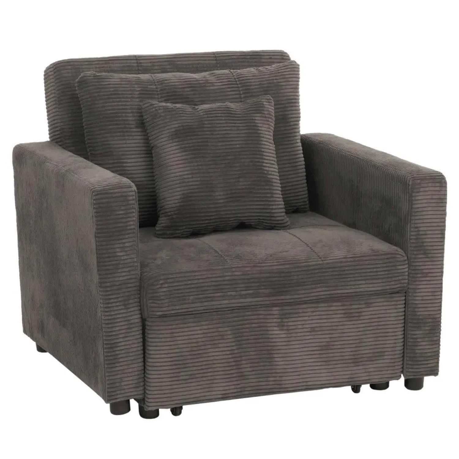 MCW Schlafsessel L90 Dunkelgrau Stoff/Textil Cord
