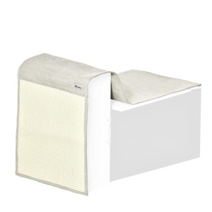 PawHut Kratzmatte 2er-Set aus Sisal zum Schutz von Möbeln, beige.