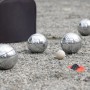 Relaxdays Boule Set Stahl Silber mit Tragetasche 7 cm 3 kg_2