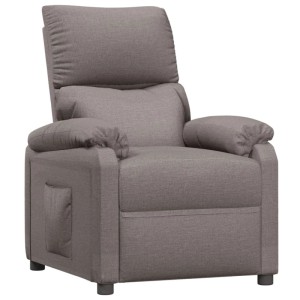 vidaXL Relaxsessel Taupe Stoff 342458