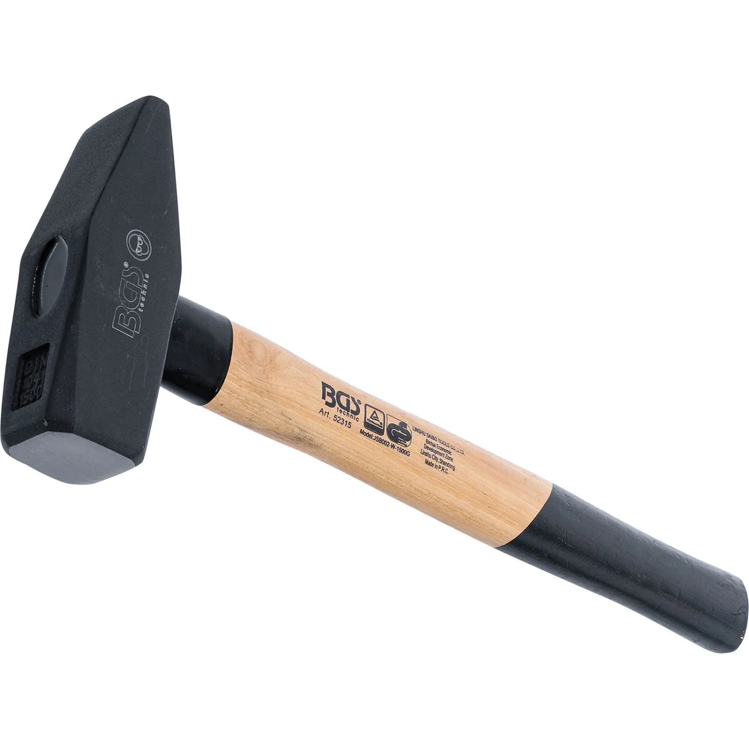 BGS Schlosserhammer Hickory Stiel DIN 1041 1 500 G 52315