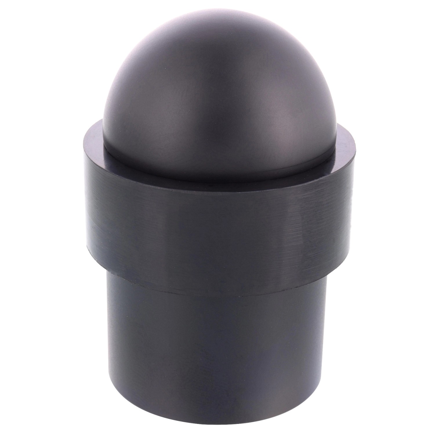 Wagner Bodentürstopper Dom Ø 35 mm x 50 mm Metall Schwarz Matt günstig online kaufen